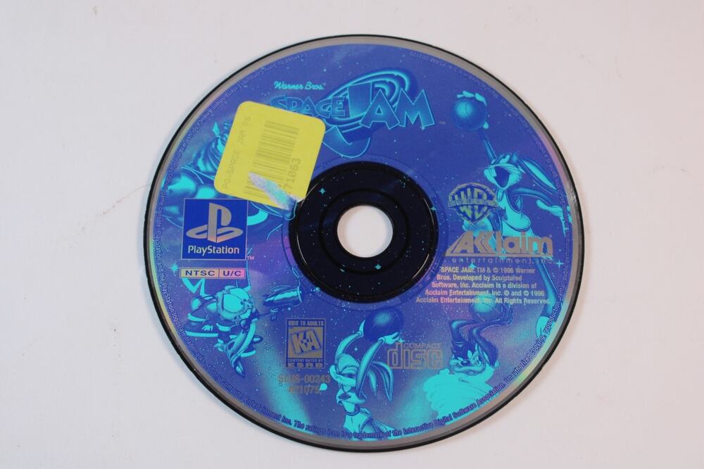 Space Jam (Sony PlayStation 1, 1997, PS1) Authentic, game disc only, Tested